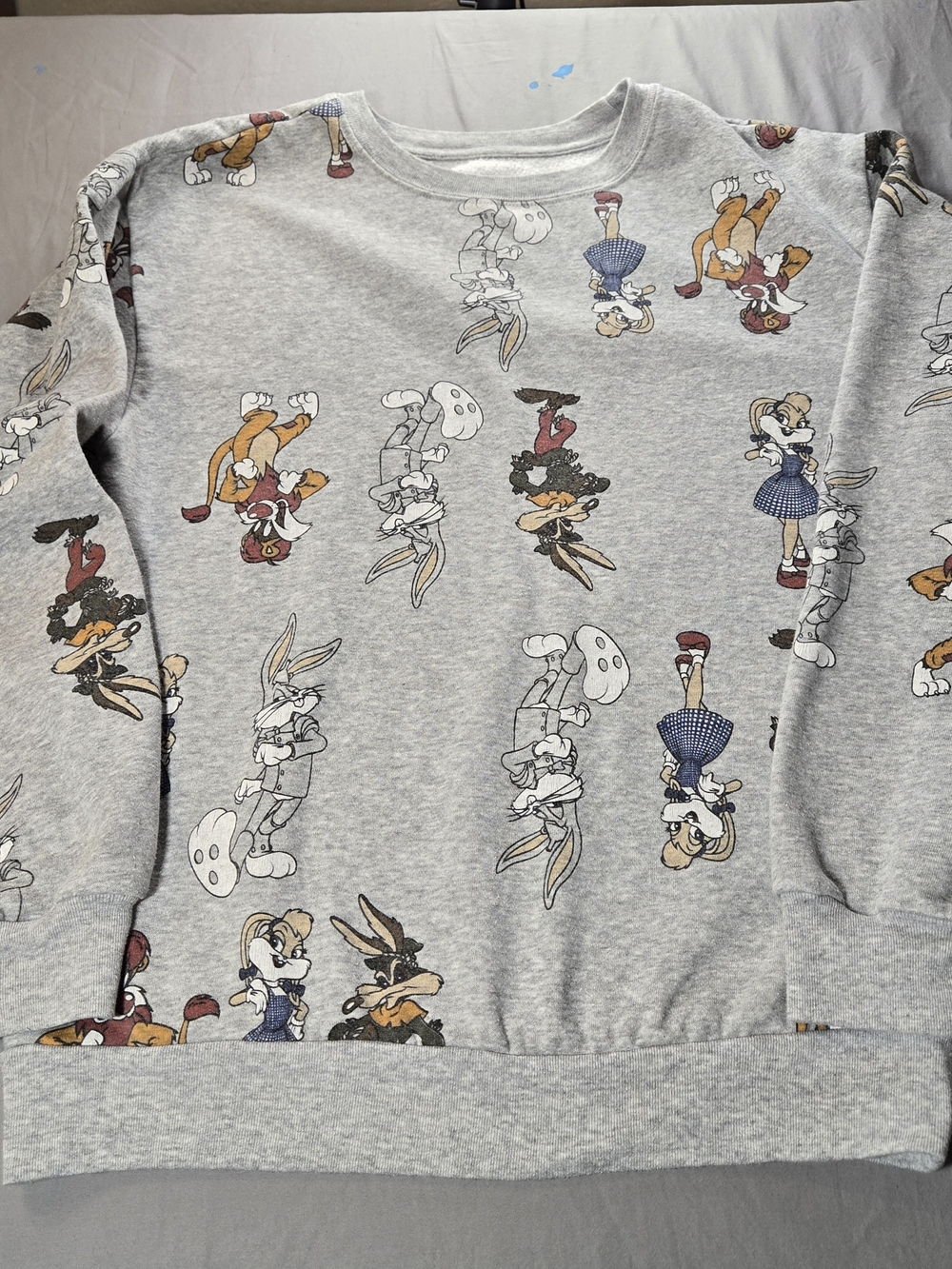 "2023 Warner Bros. 100th Anniversary Looney Tunes Crewneck Sweatshirt.